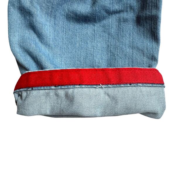 Kiton Jeans Mens 42 40x30 Napoli Light Blue Stretch Zipper Italian Designer - Picture 5 of 10